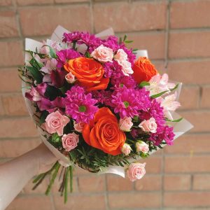 Ramo de flores frescas para envío a domicilio en Perú